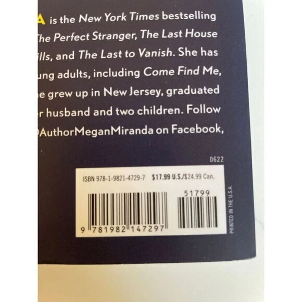 Such a Quiet Place by Megan Miranda Paperback Thriller Book‎